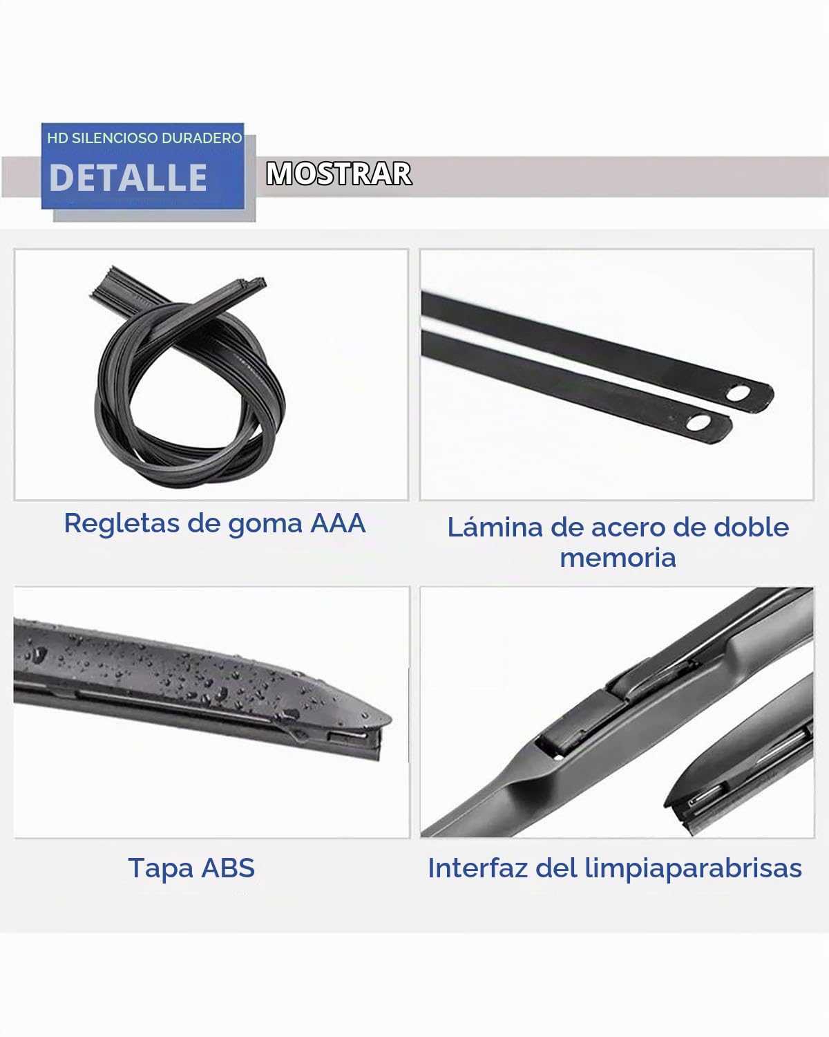 Escobillas Coche Para Corolla E210 Hatchback 2018-2023 Limpiaparabrisas Delantero(LHD)
