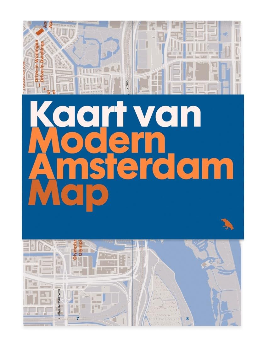 Modern Amsterdam Map: Guide to Modern Architecture in Amsterdam (Blue Crow Media Architecture Maps)