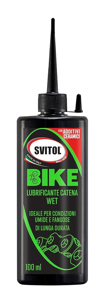 Kit Pulizia Bici SVITOL - Detergente, Polish, Lubrificante, Spazzole E Secchio