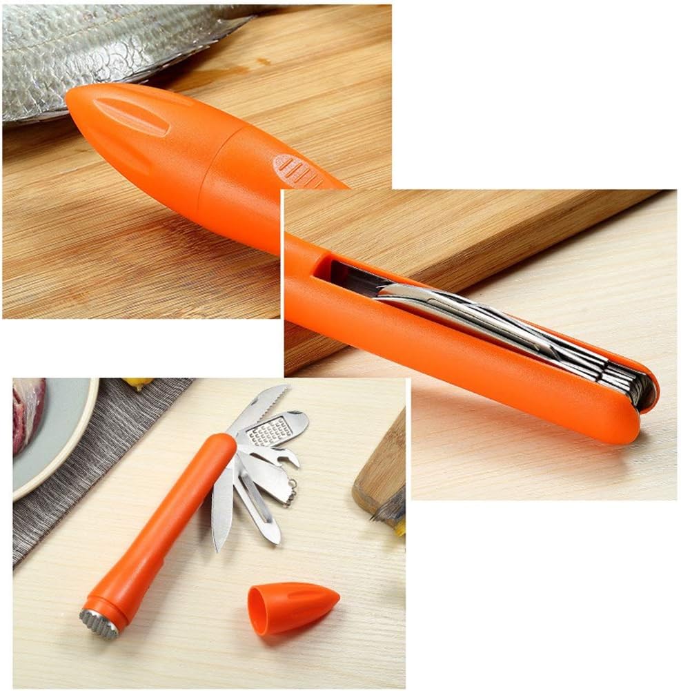 Kitchen Gadgets Multifunctional Skin-Peeler Manual Lemon Juicer Meat Hammer Food Processing Accessories