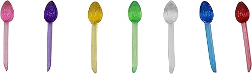 Creative Hobbies 5GN9 - Mini adornos de luz con forma de llama, paquete de 250 piezas multicolor para árboles de Navidad de cerámica y proyectos de