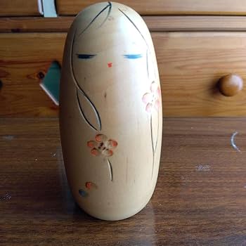 【美品】創作こけし　辻田亮三作　2点セット Amazon.co.jp: 辻田亮三 創作こけし 内閣総理大臣賞受賞作家