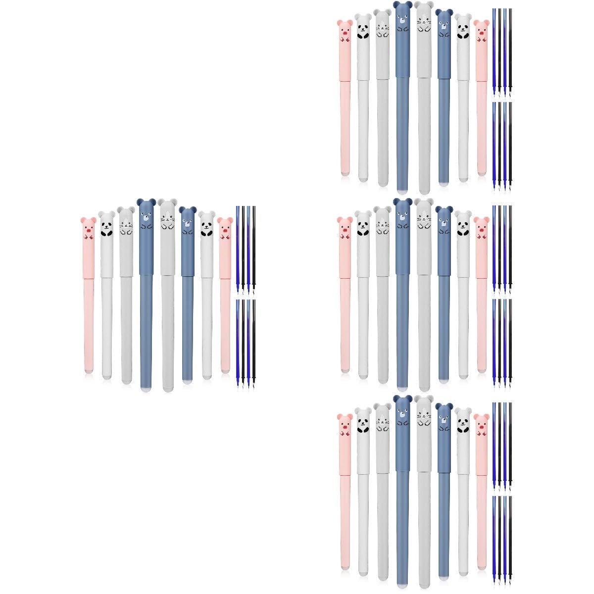 Tofficu 4 Set Penna A Sfera Cancellabile Penne Cancellabili Cancellino Per Lavagna Magnetica Penne Creative Marcatori Materiale Scolastico Trasparente Forniture Plastica 8 Pezzi * 4