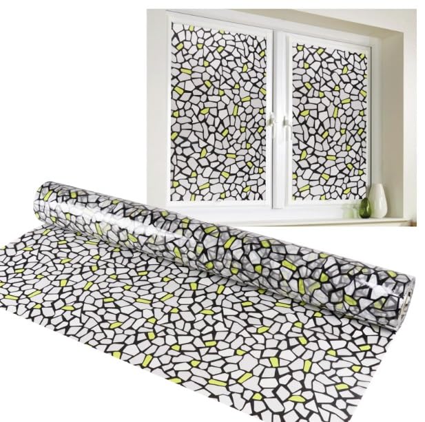 SUNBIRD® Privacy Windows Glass Film Glass & Doors, Self Static Cling Frosting Decorative Window Stickers Window Tinting for Home Bathroom (24 X 147 Inch, Stone Color) (B0CDM7SGSF) Amazon Price History, Amazon Price Tracker