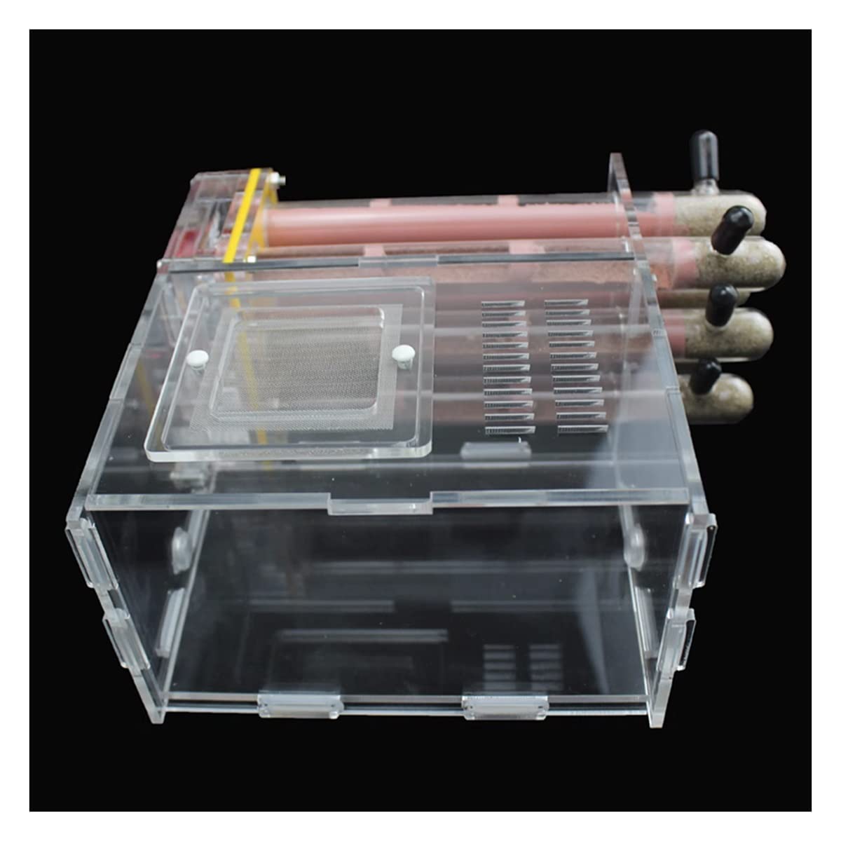 Gran Espacio 6 Tubo Ensayo Hormigas Nido Formicarium Transparente Kit Hormiga Educativas DIY Granja Hormigas Hormiguero Acrilico Ant Caja Hábitat AntHouse Hormiga Casa (Color : A)