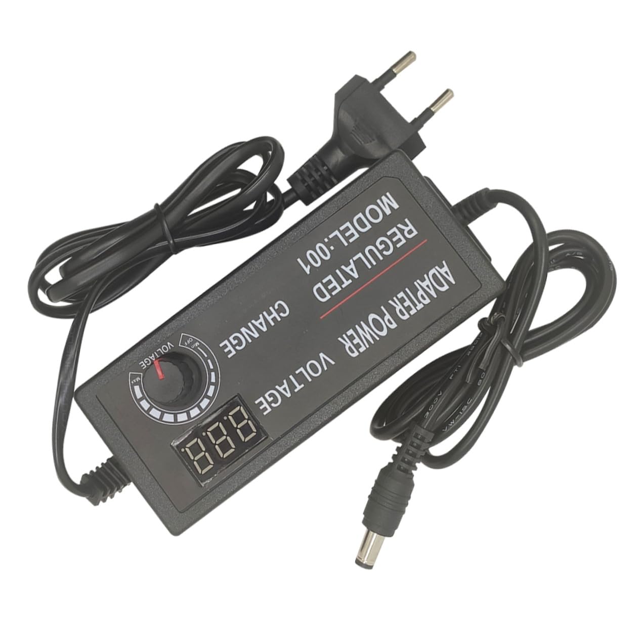 Fuente de alimentación 3-12v 5a regulable de 60w con pantalla led para tiras de luces de oficina 8