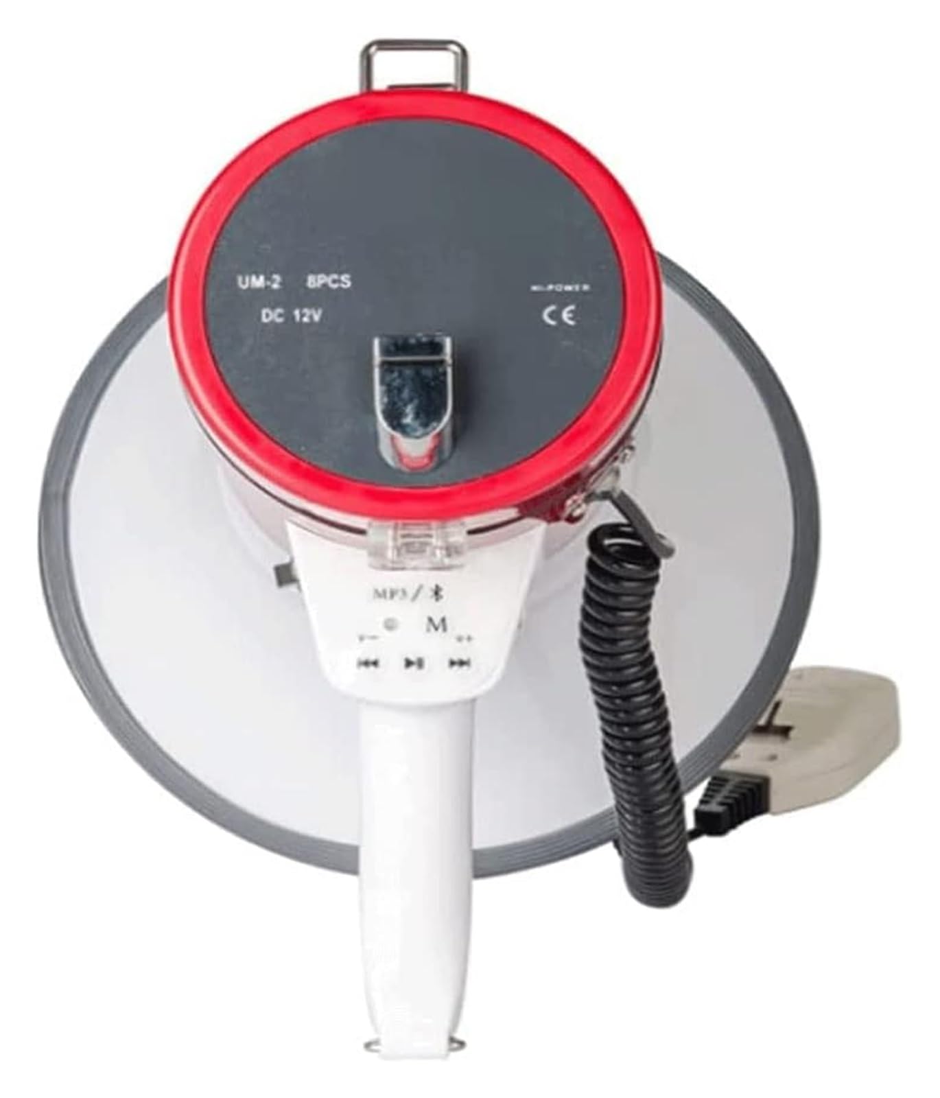 Megáfono, megáfono, megáfonos duraderos con micrófono Desmontable, Altavoz de 50 W, megáfono portátil Recargable, Amplificador de Voz, megáf