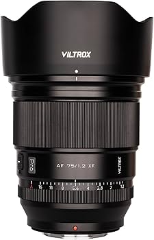 美品　VILTROX AF 75mm F1.2PRO XF Viltrox AF 75mm F1.2 Pro APS-C Lens for Fujifilm X-Mount