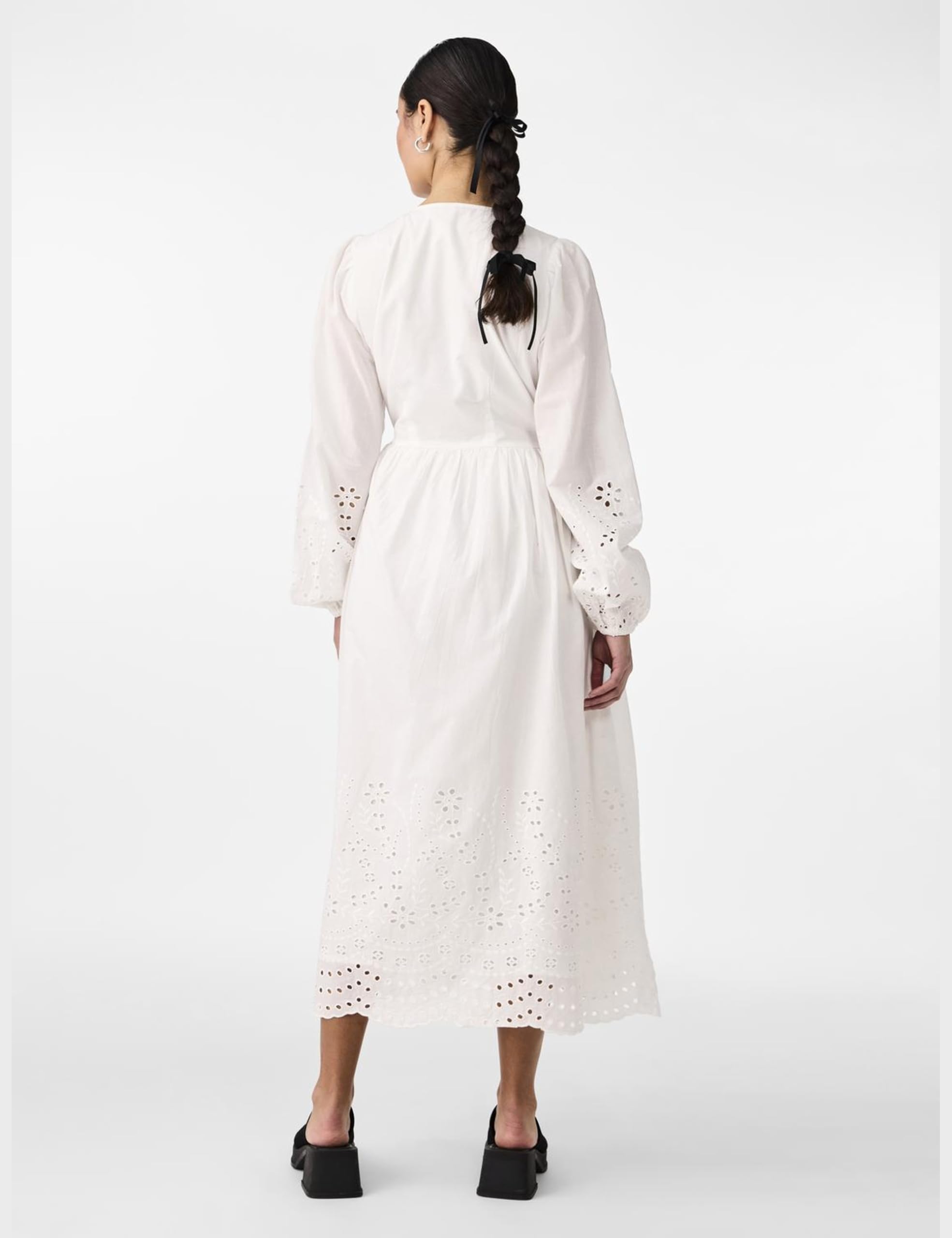 YAS Yasluma Ls Robe Longue Enveloppante S. Noos Portefeuille Femme