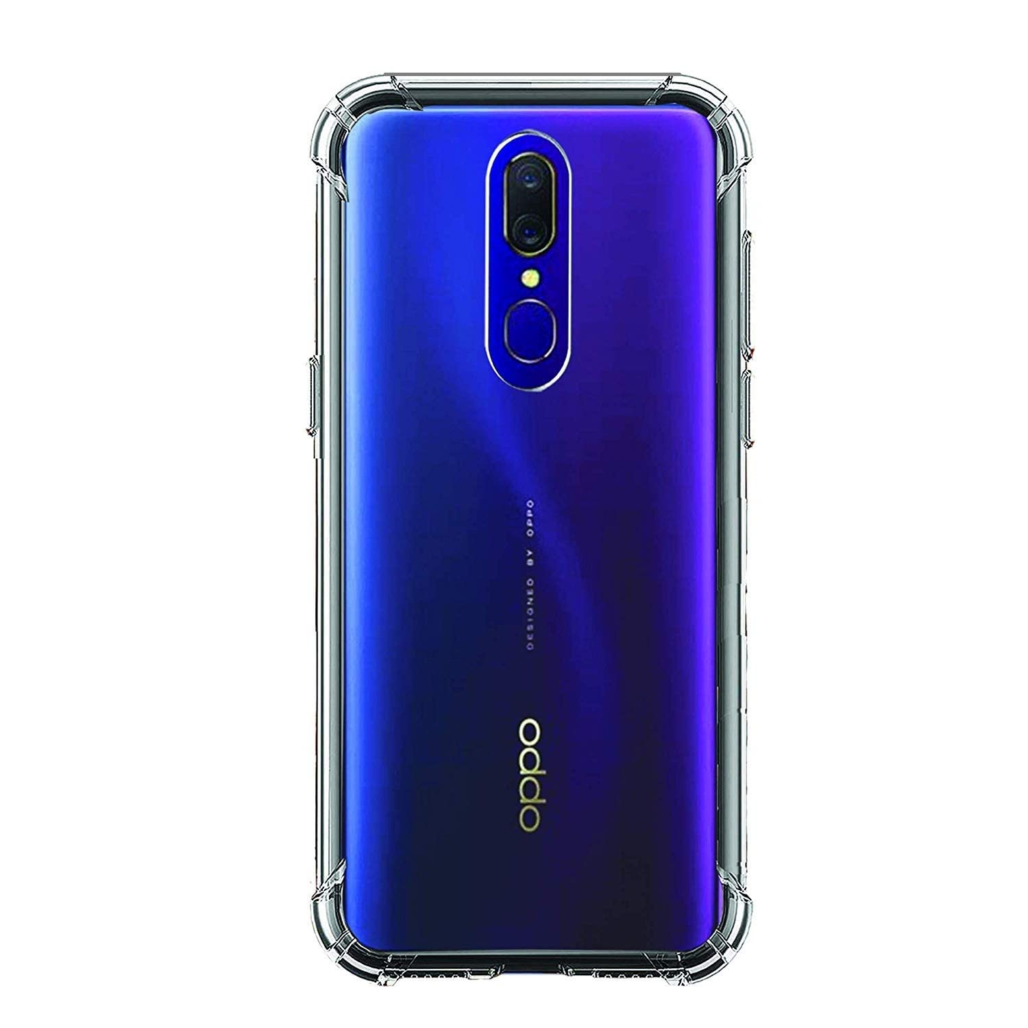 oppo f11 - soft silicone shockproof bumper case back cover in transparent[air cushion technology]-for oppo f11 (B082WMR8G1) Amazon Price History, Amazon Price Tracker