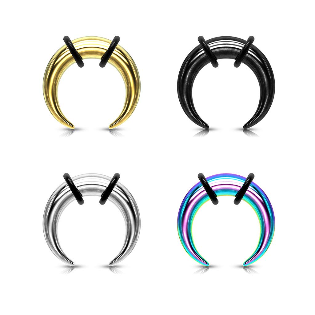 Piercing de barra de dilatación de acero inoxidable en muchos colores (1,6 – 10 mm), Acero inoxidable acero inoxidable 316L