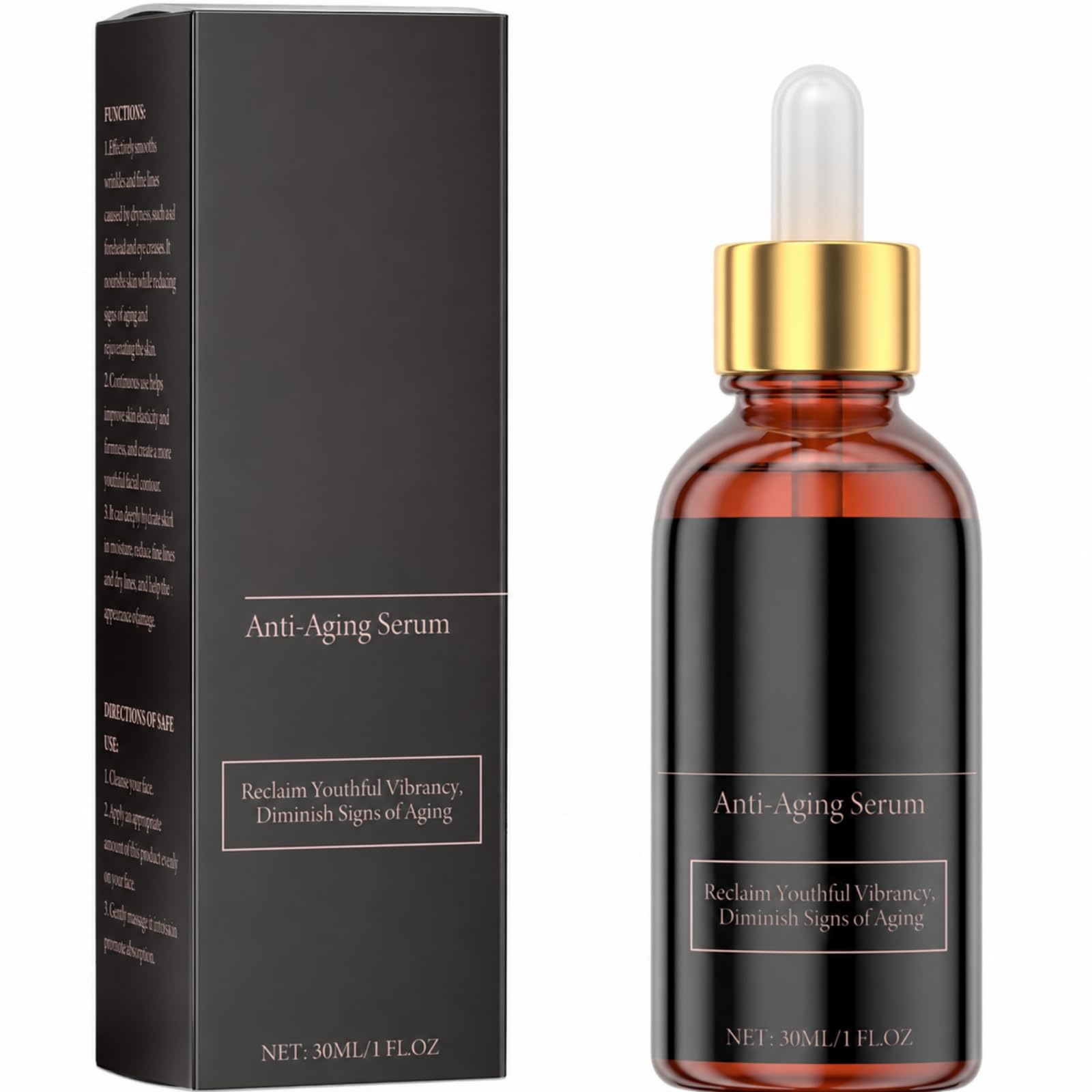 Infinite Love - Suero Facial Para Mujeres Maduras, Hidratación Duradera, Luminosidad Natural y Cuidado Antiedad Para Una Piel De Aspecto Más Suave (2 PCS)