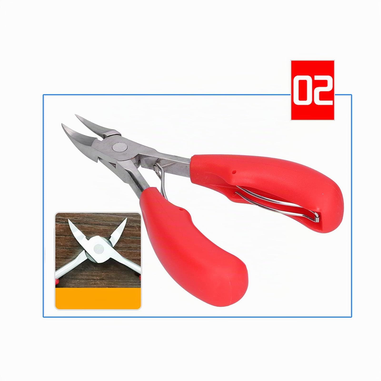 URRNDD Pince Coupante de Dents pour Porcs Matériau en Acier Inoxydable Adapté pour Couper Les Dents de Bébé de Petits Animaux Tels Que L'équipement D'élevage de Porcelets/Lapins(Rouge)