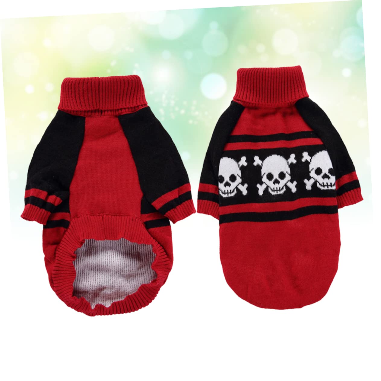 Angoily 3 Pezzi Costume Da Teschio Per Cani Halloween Vestito Per Animali Domestici Taglia L Unico Di Teschio E Zucca Per Feste E Foto