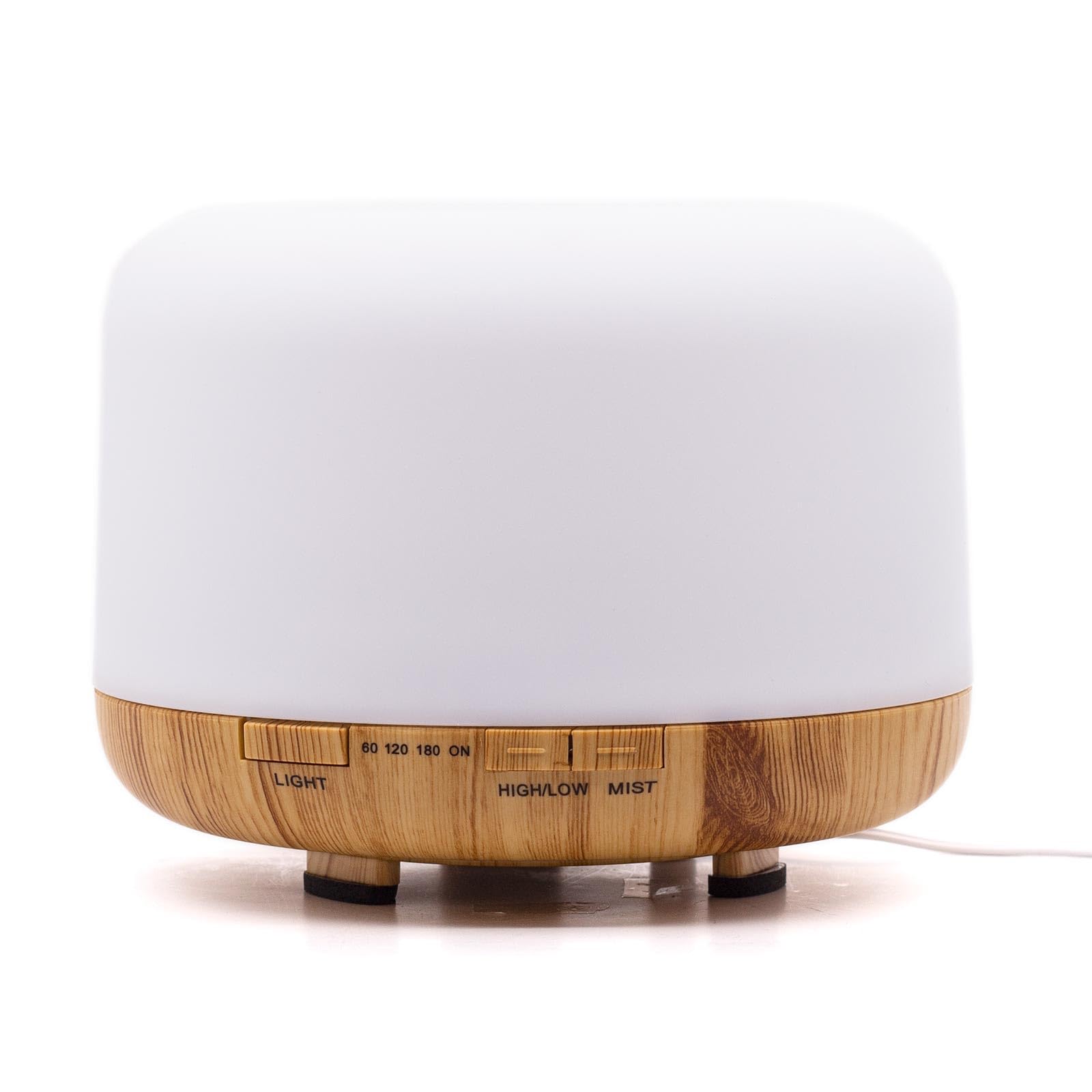 elektrischer Aroma Diffusor Set mit ätherischen Ölen | Luftbefeuchter Für Zuhause | Aroma Diffuser Aruba | 250ml Wassertank | Aromatherapie für Yoga