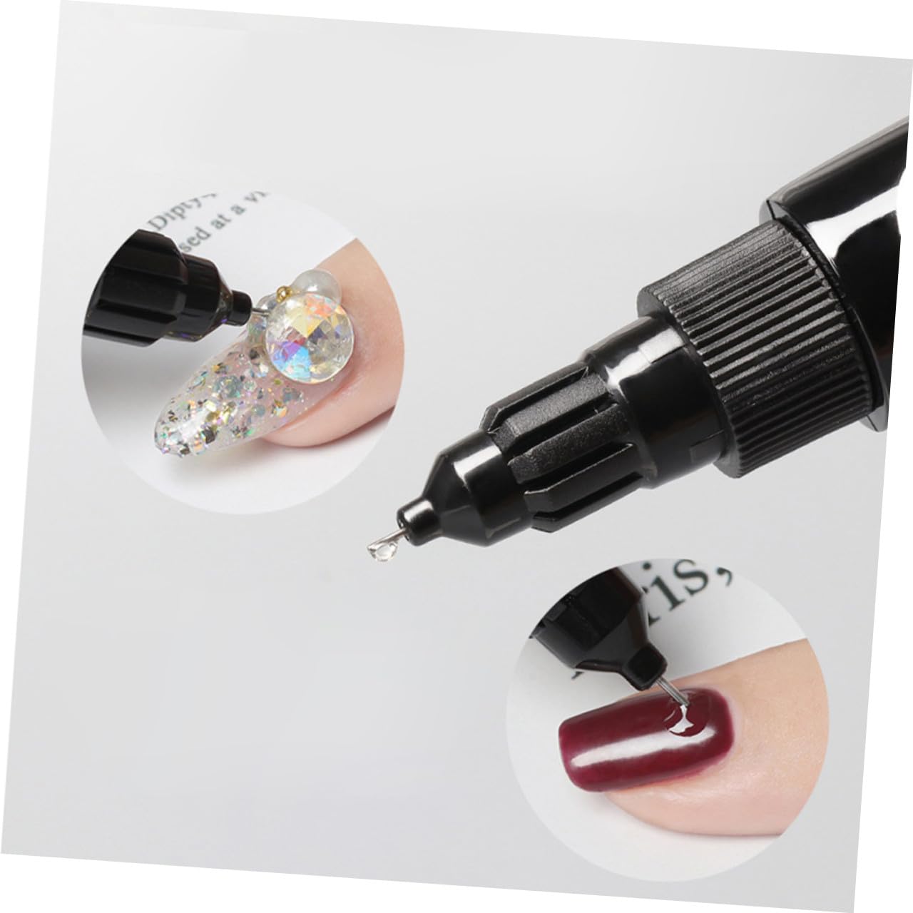 Beaupretty 3juegos Pegamento Para Decoración De Uñas Gel Adhesivo Para Piedras y Juntas Manicura Efecto Fuerte Para Arte De Uñas