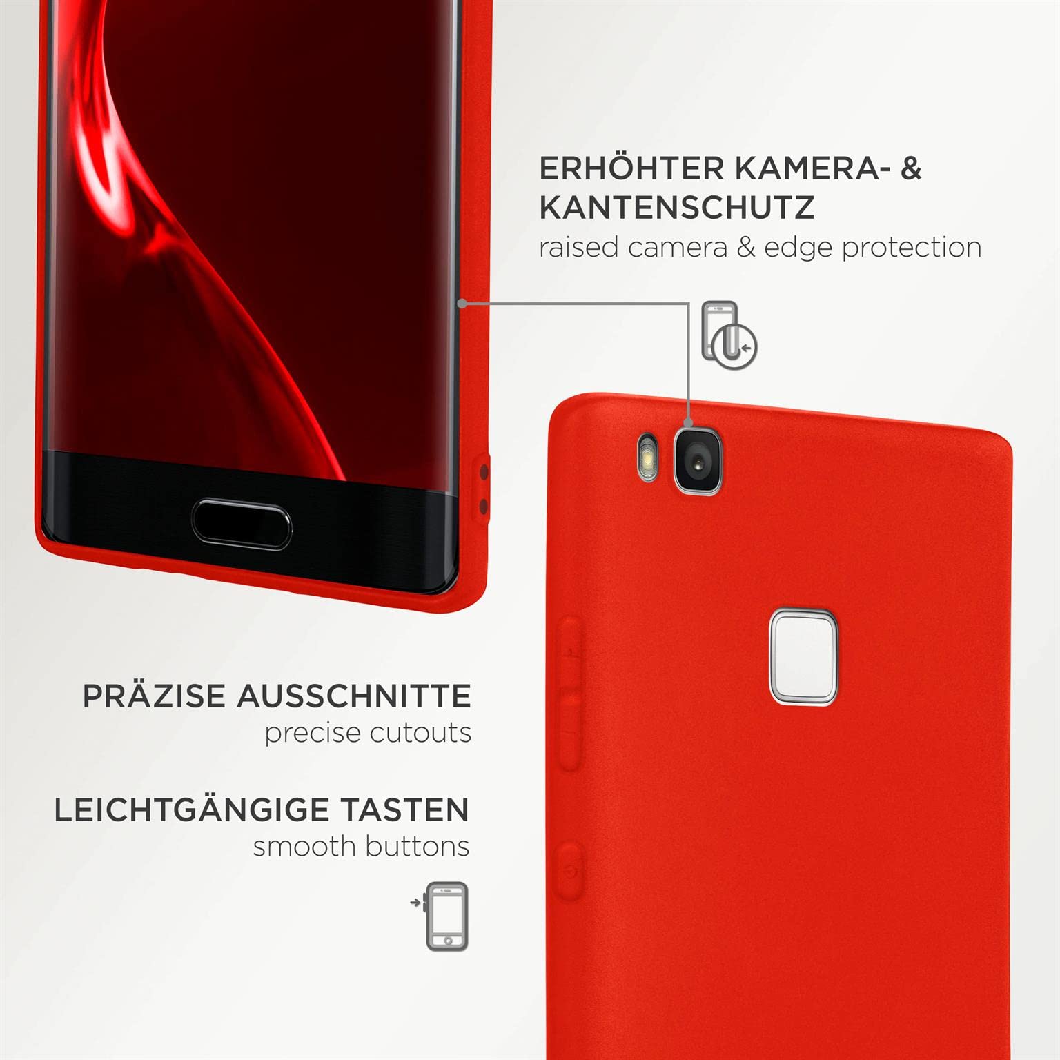 kwmobile Funda compatible con Huawei P20 Lite - Funda