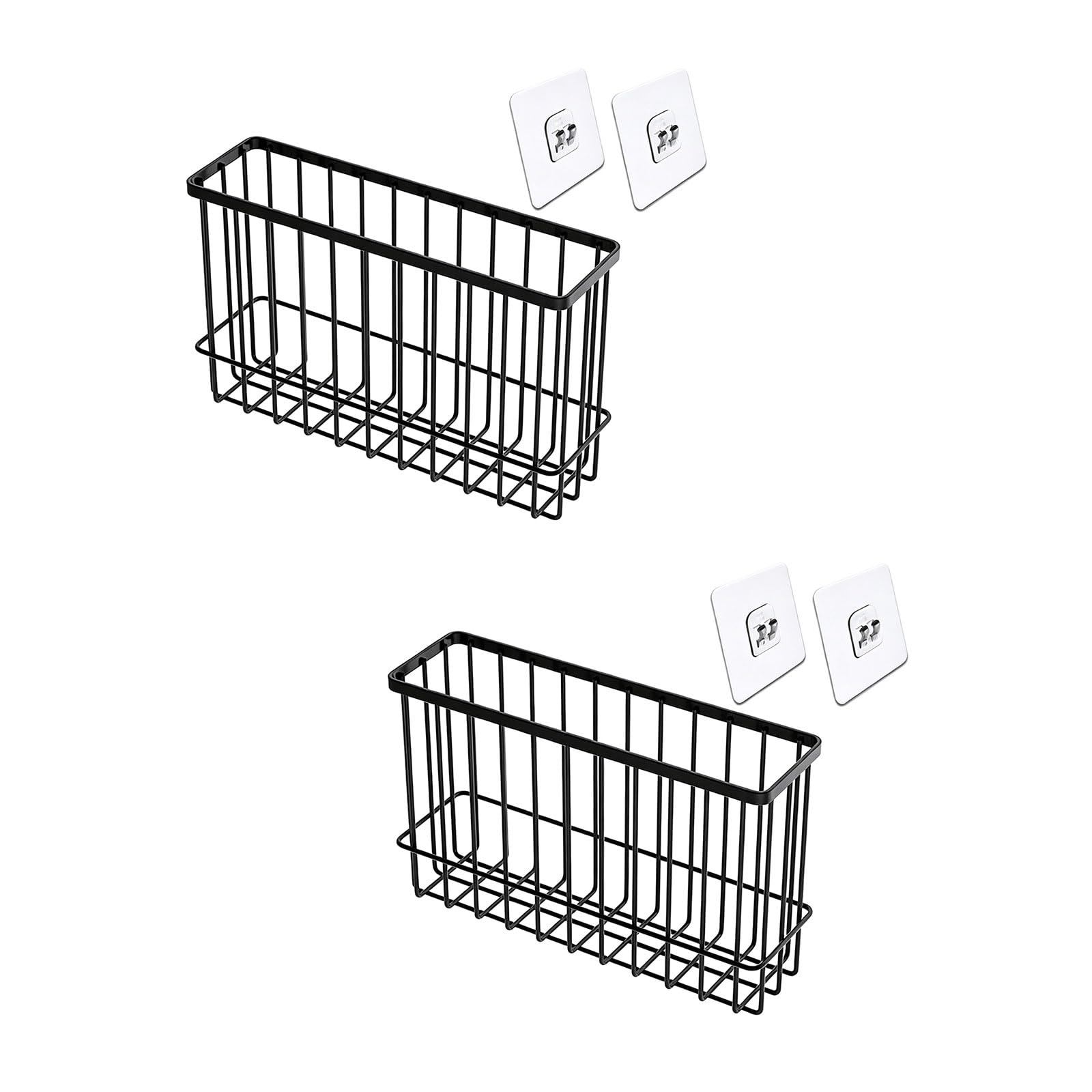 PANGBOER Space Saving 2 Piece Kitchen Hanger Shelf Heavy Duty Metal Materials Cabinet Organizers Easy Mount Design for Tiny Homes Kitchen Cabinet Organizers