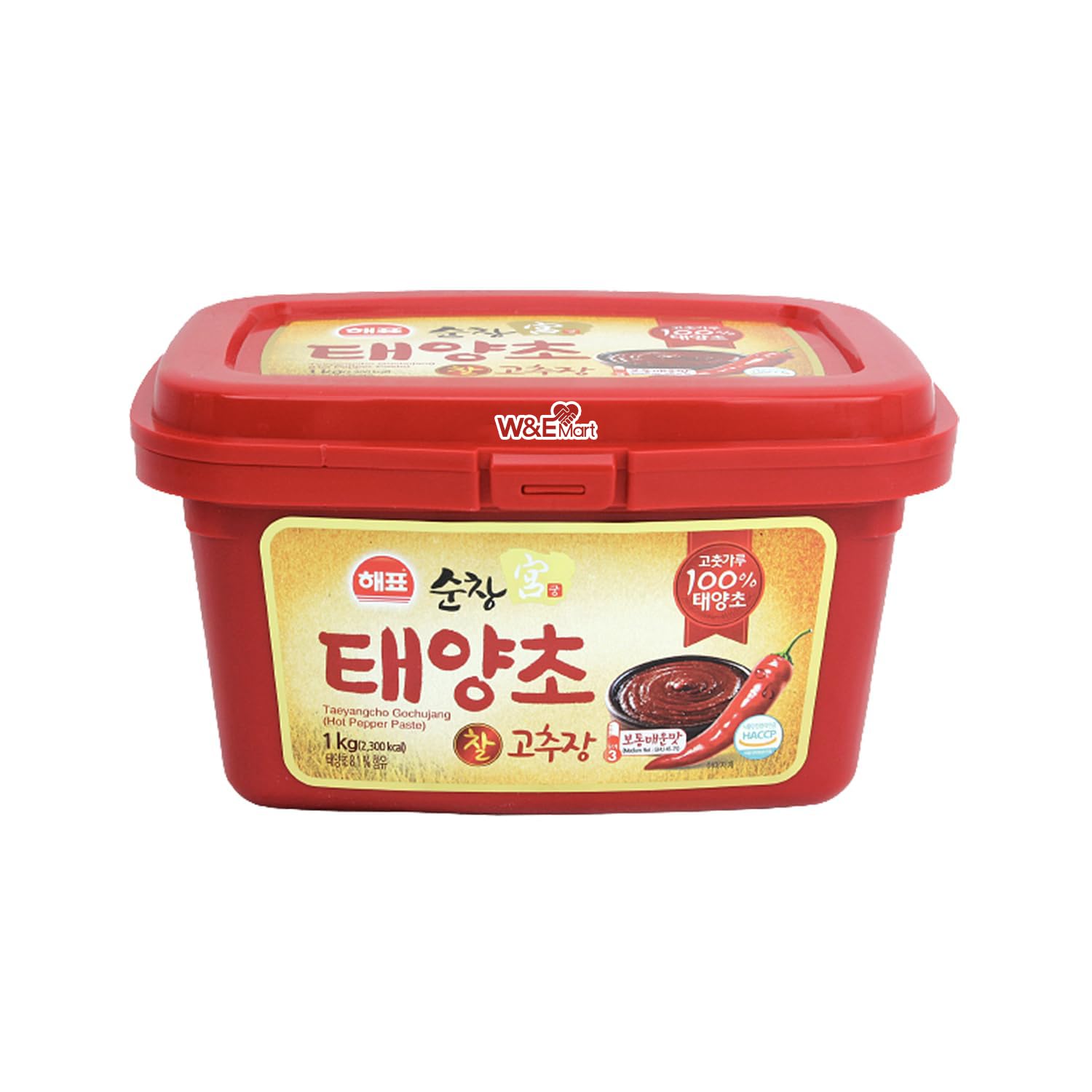 Gochujang Korean Red Chili Pepper Paste, Mild Hot Sauce, Spicy, Sweet and Savory Korean Traditional Fermented Condiment, 2.2lb (1kg)