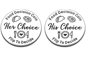 Valentines Day Gifts for Him - Double-Sided Decision Food Coin