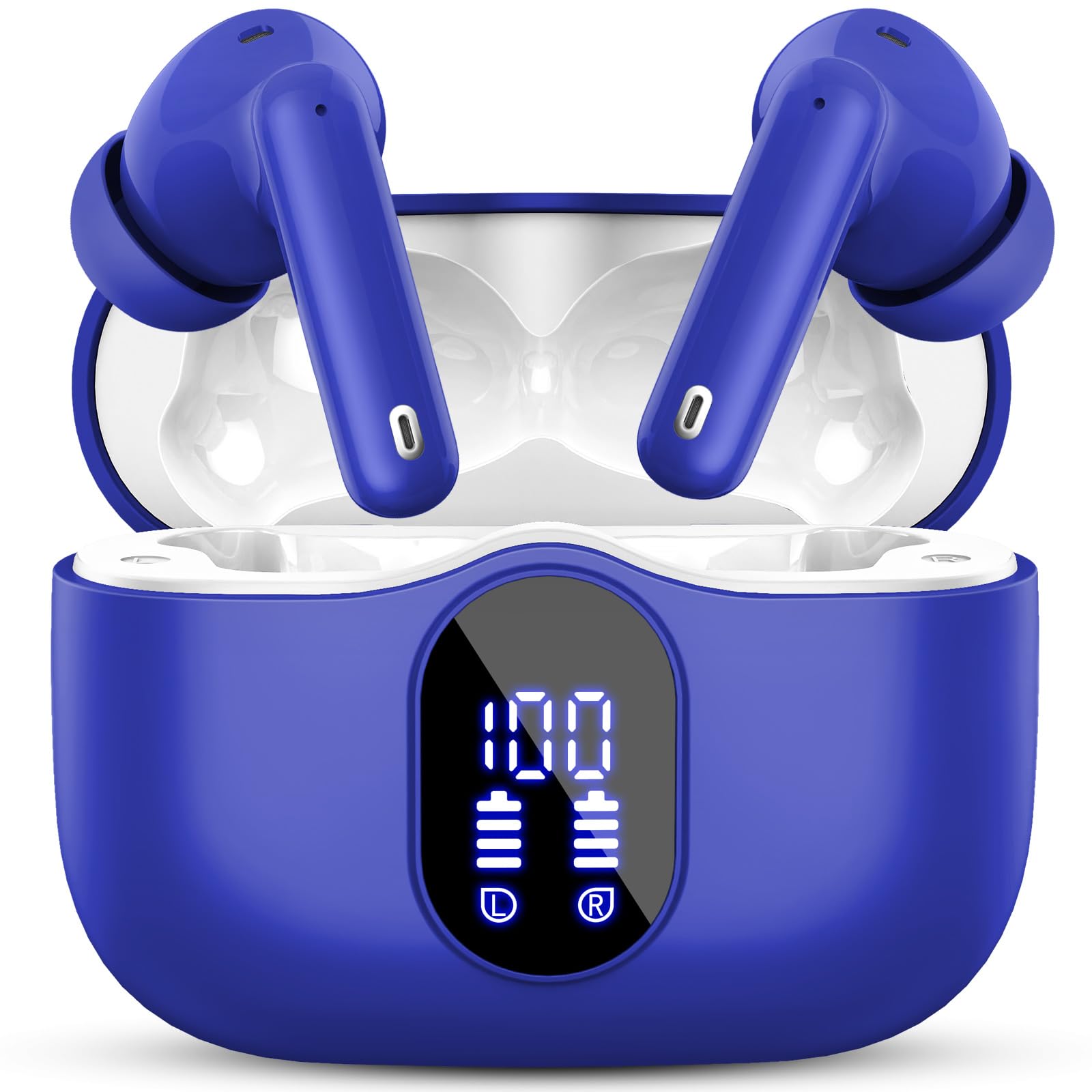 Wireless Earbuds, Bluetooth Headphones 5.4 HiFi Stereo, Wireless