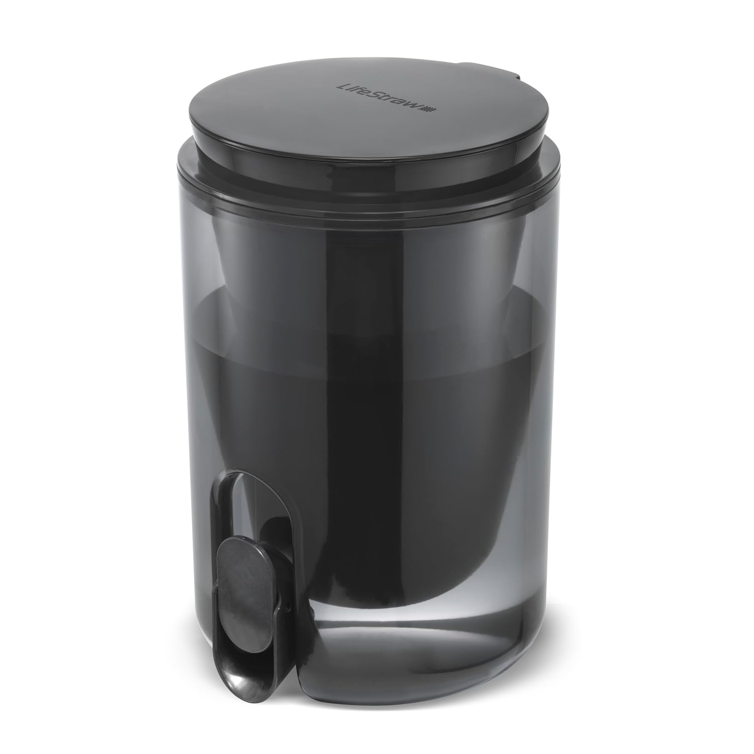 LifeStraw Home Studio Water Filter Dispenser, 10-Cup, Obsidian Black, BPA-Free Designed for Everyday Protects Against Bacteria, parasites, microplastics, PFAS, Lead, and Improves Taste