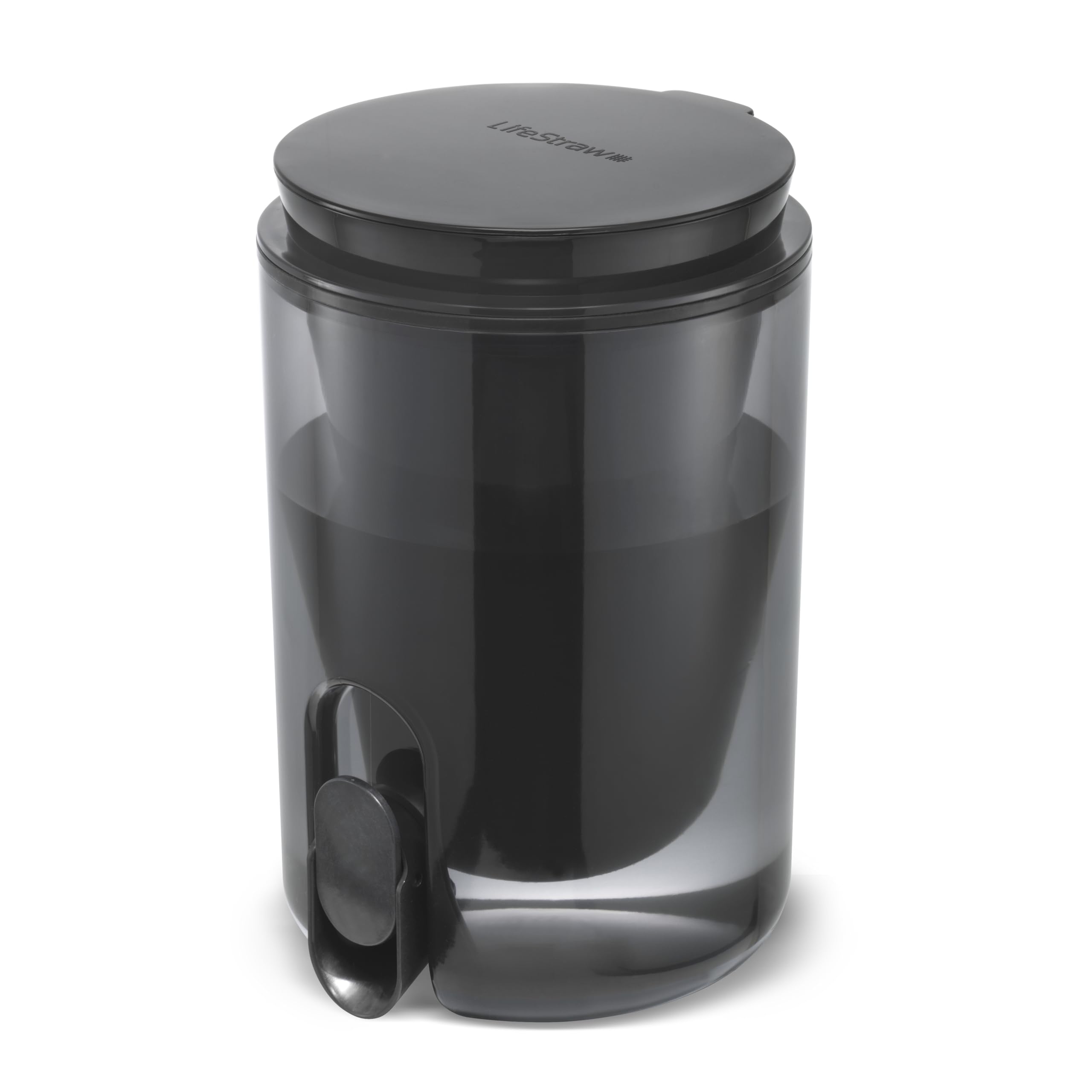 LifeStrawHome Studio Water Filter Dispenser, 10-Cup, Obsidian Black, BPA-Free Designed for Everyday Protects Against Bacteria, parasites, microplastics, PFAS, Lead, and Improves Taste