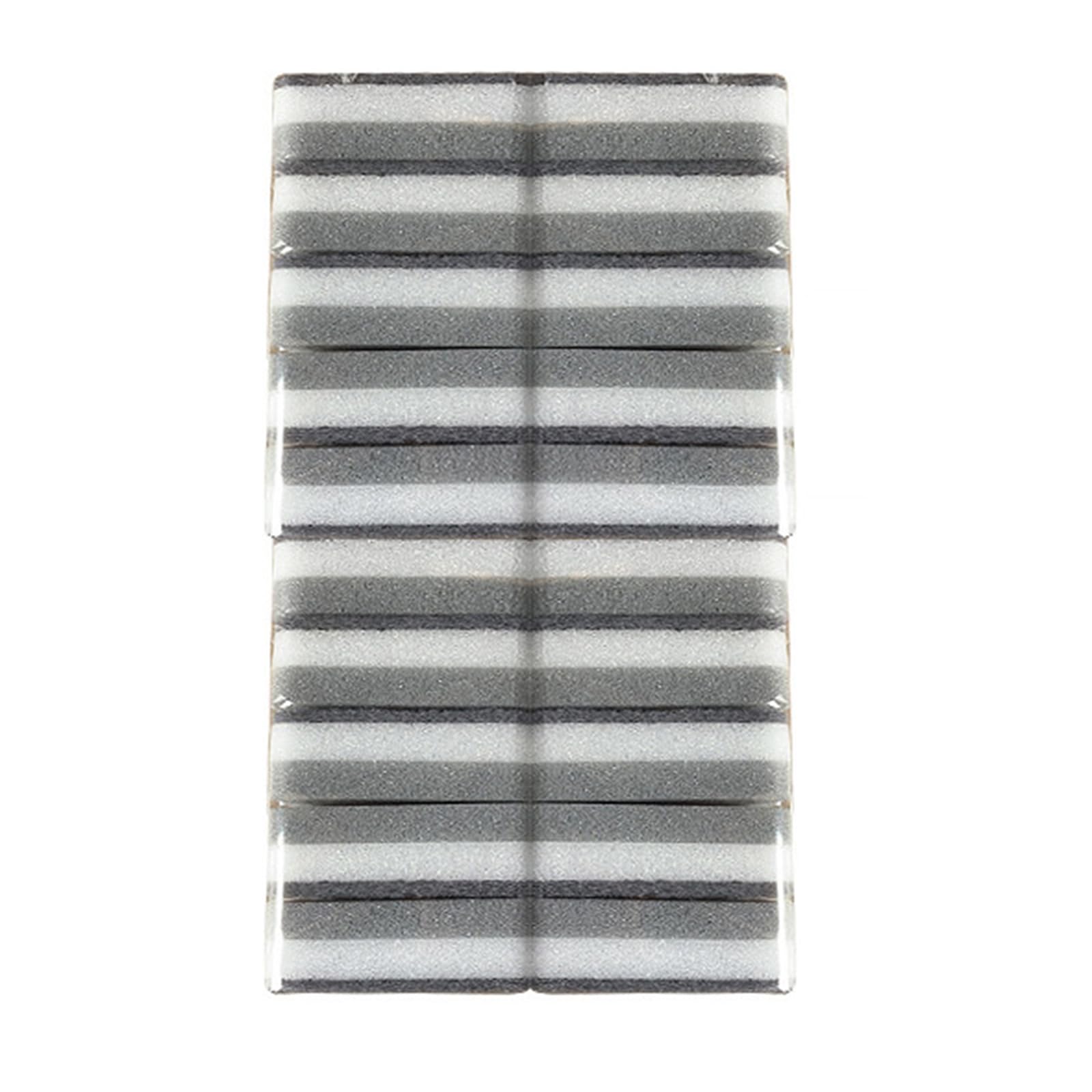 Three Tiers Curved Corner Wiping Pad Automotive Surfaces Care Sponge Makeup Auto Finishing Kitchen Tool Maintenance Kitchen Car Wash Sponges Multi-Purpose Pads