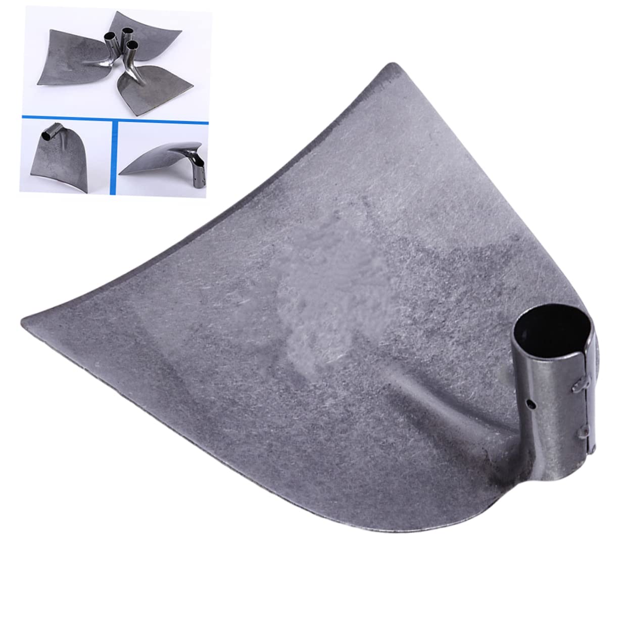 Luxshiny Orto in Acciaio al Manganese ad Alta Durezza Design Integrato e Lama Allargata, Attrezzo Agricolo Manuale Resistente per Casa e Fattoria Stili multipli