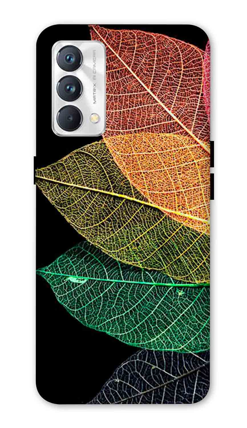 NDCOM for Realme GT Master Edition Back Cover, Durable Realme GT Master Edition Phone Cover, Sleek Realme GT Master Edition Cover for Enhanced Protection Colorful Leaf Printed Hard Case