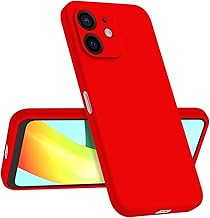 Longstong Case Compatible with iPhone 12 (6.1"), Slim Anti-Shock Personalized Minimalist Design - Chinese Red