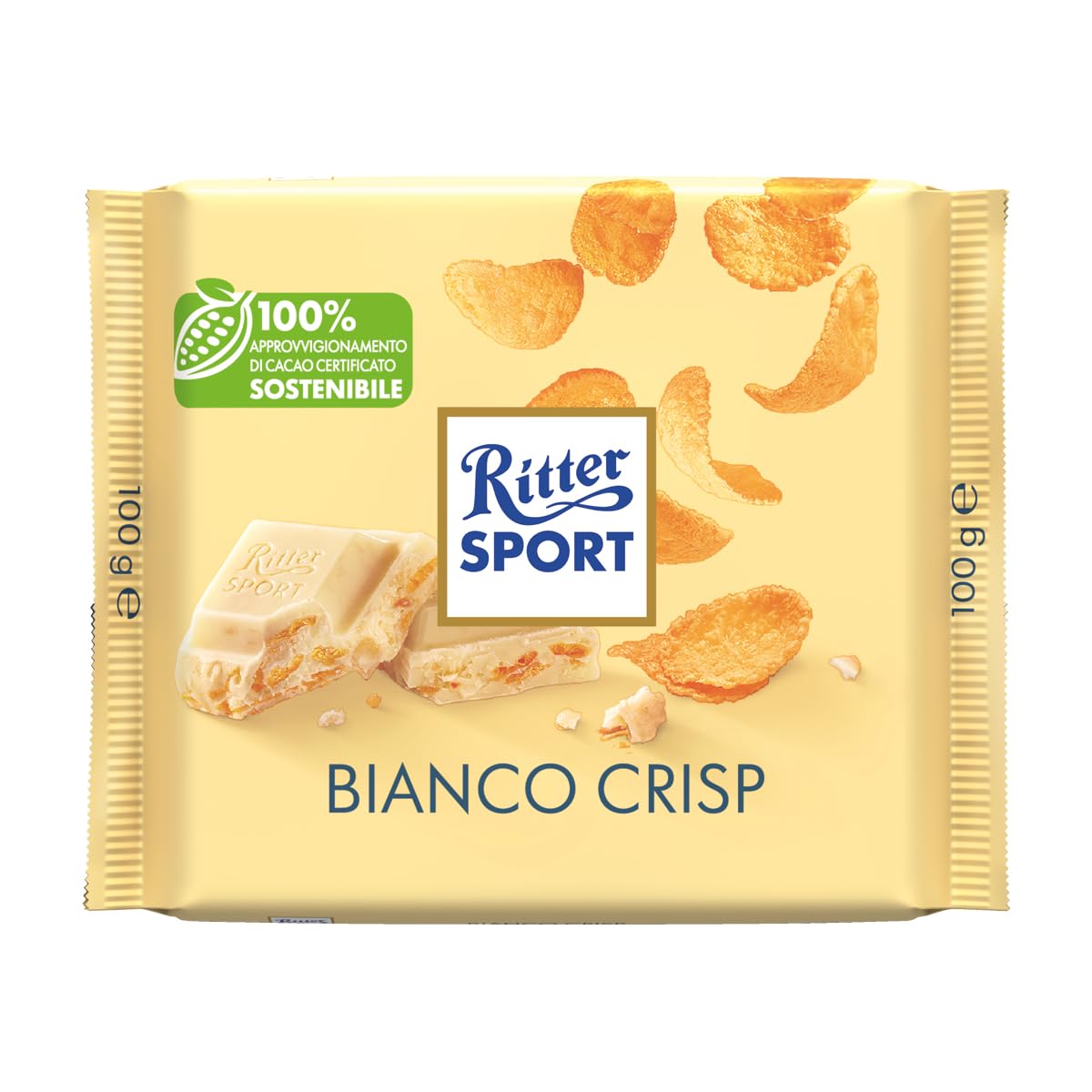 Ritter Sport Ciocc.100Gr Bianco Crisp