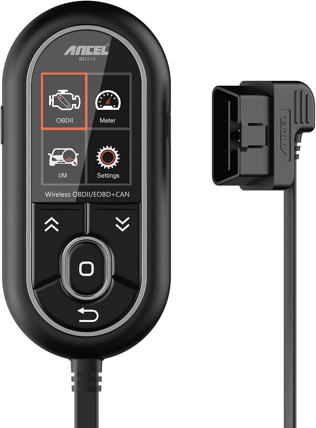 ANCEL BD310 handheld device showing diagnostic menu