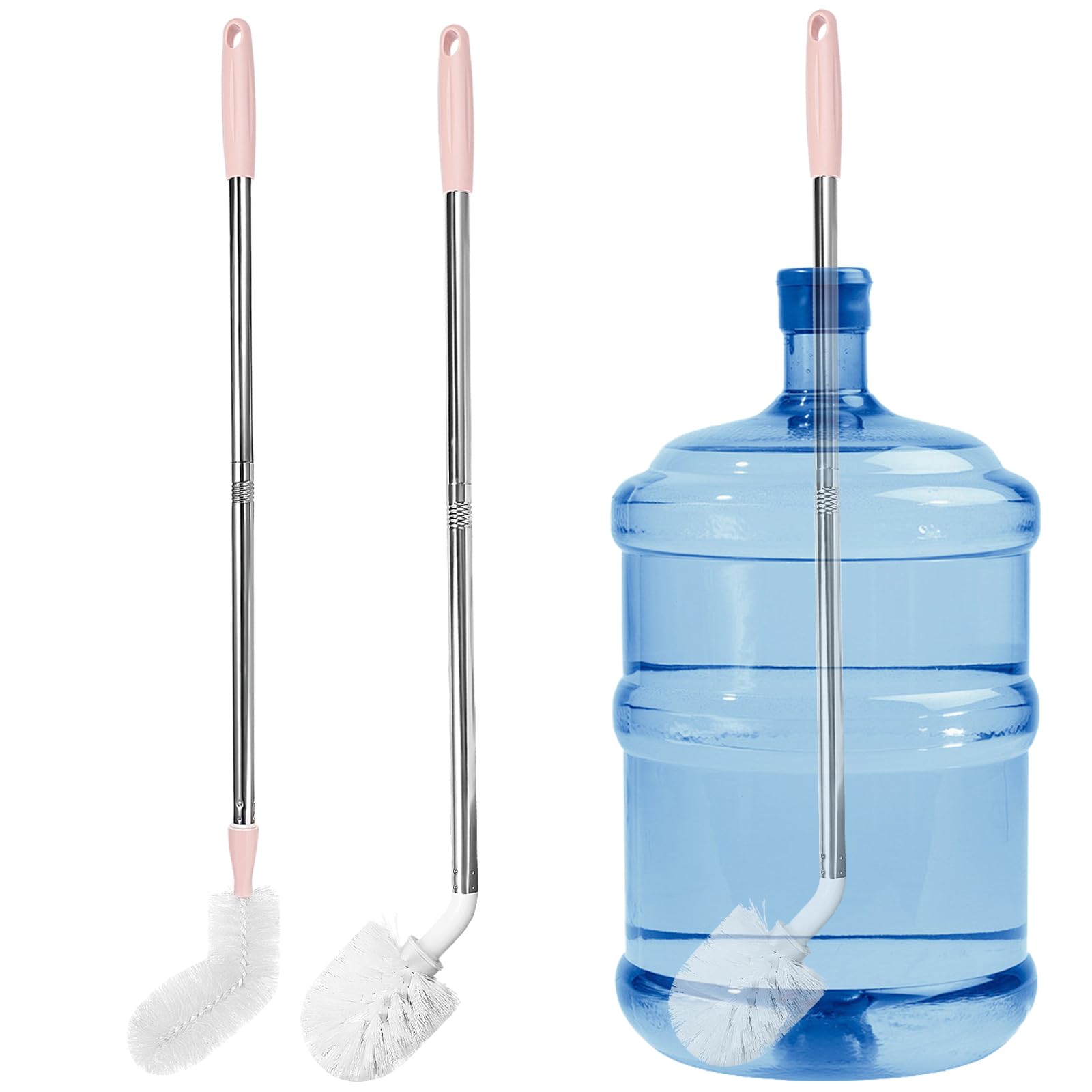 5 Gallon Water jug Cleaning Brush，2 Pack Bucket Brush, Kettle Brush, Cleaning Extra Long Bottles, 5 Gallon Jug Cleaner, Water Bottle Brush，Carboy