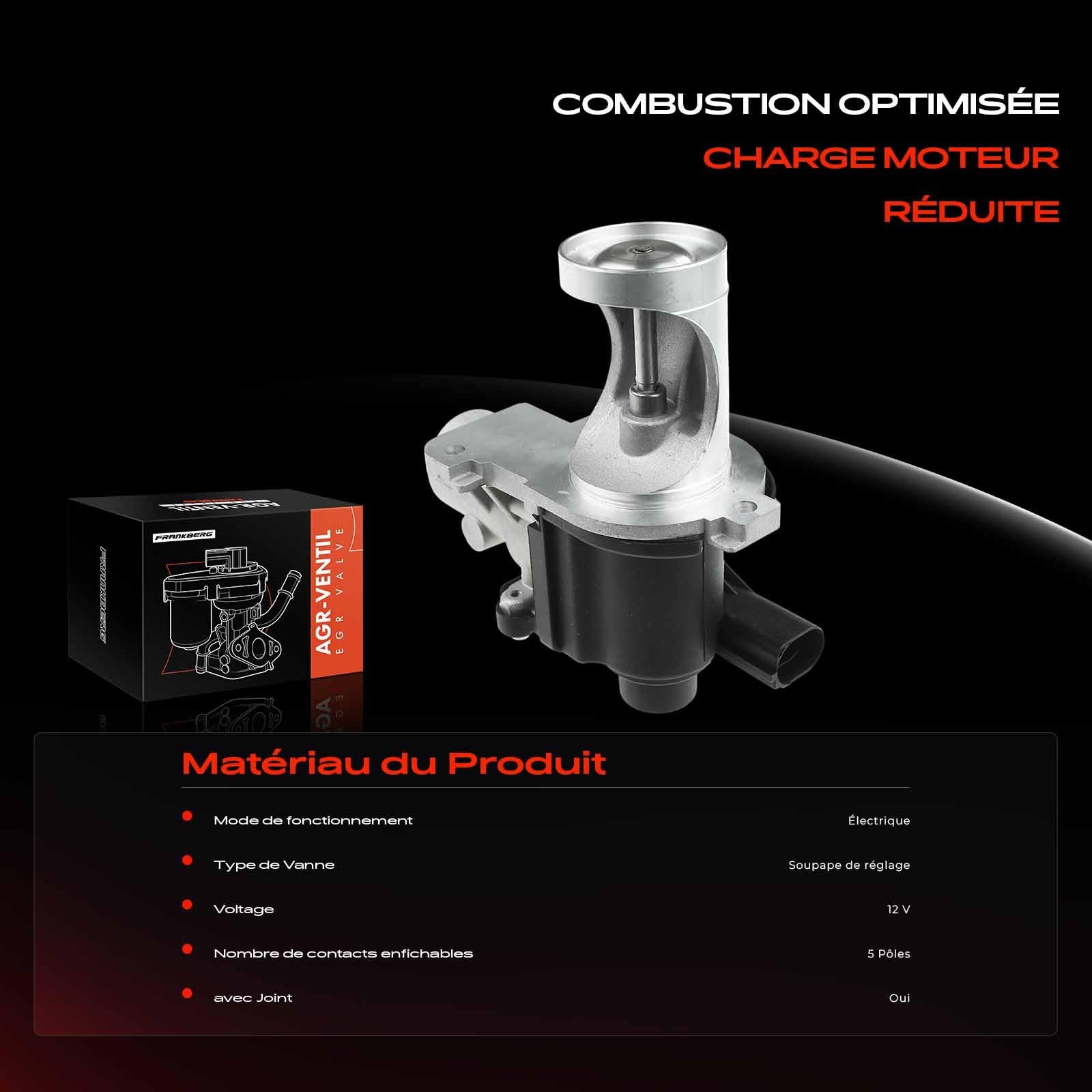 Frankberg Vanne EGR pour le recyclage des gaz d'échappement 038131501BF