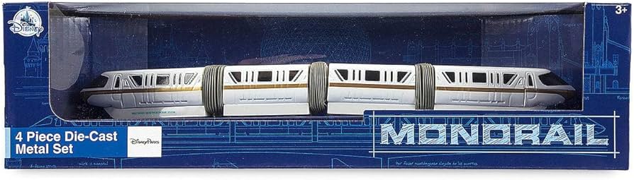 鉄道模型 Disney Monorail 4 Piece Die Cast l Walt Disney World Disneyland Resort Monorail 4 Piece Die Cast