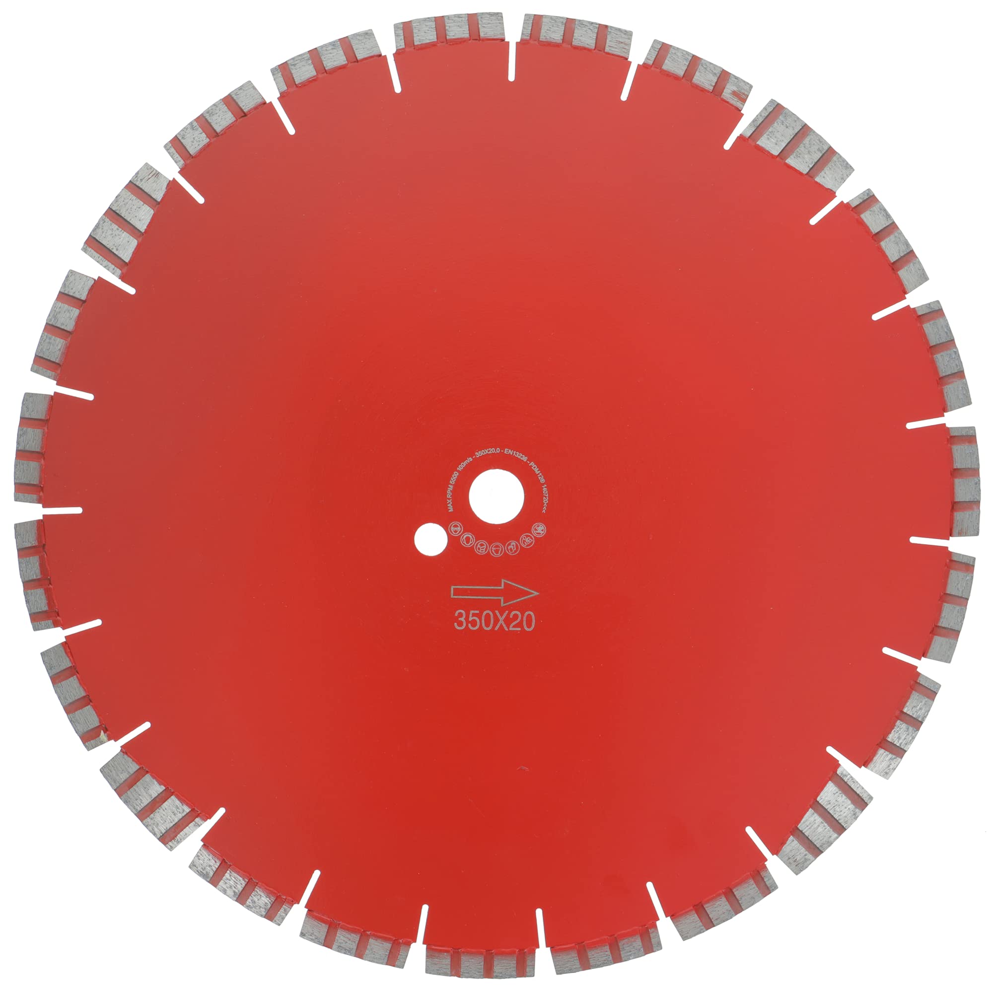 PRODIAMANT Premium Disque diamant pour béton laser 350 mm x 20 mm