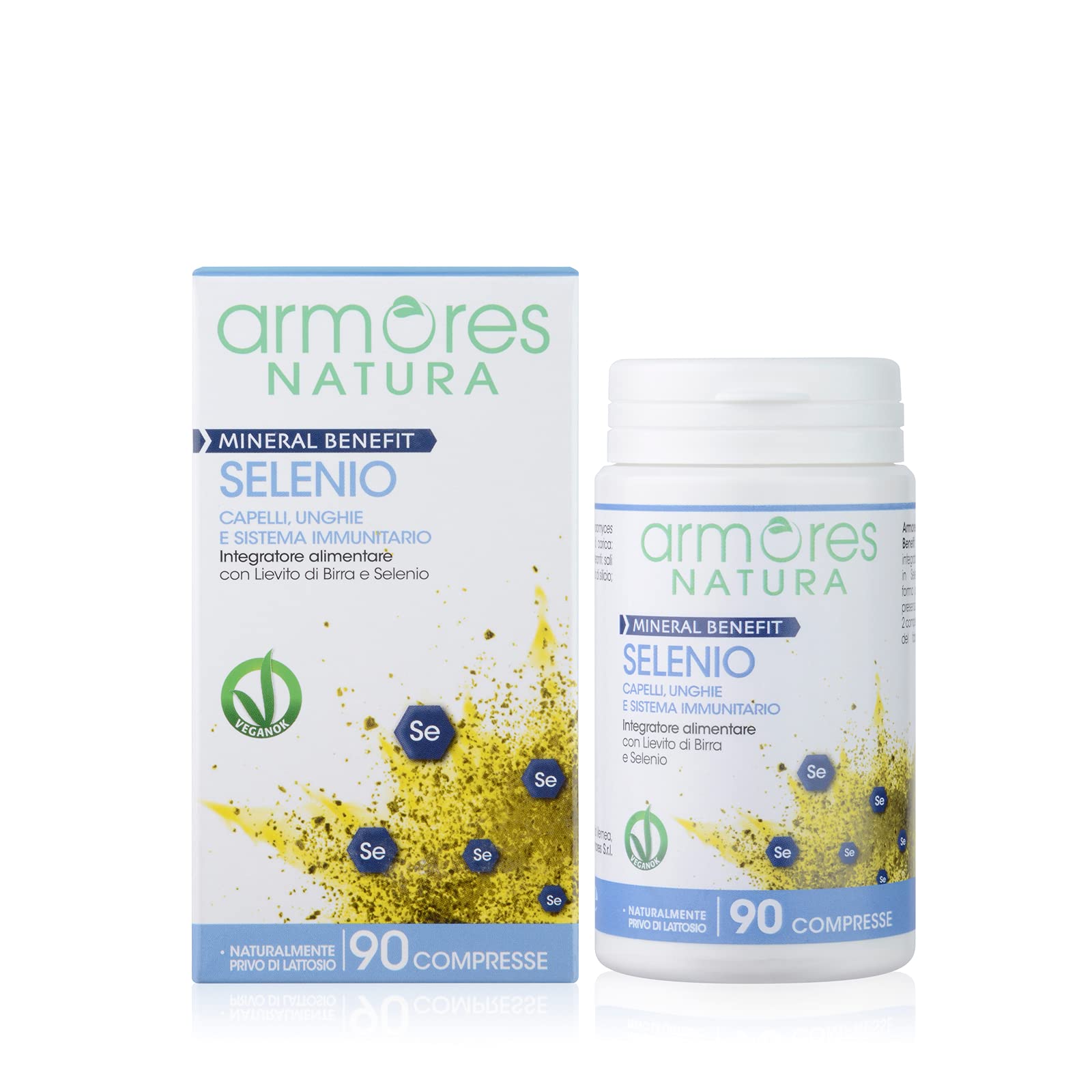 Armores Natura - Armores Mineral Benefit Selenio Integratore Ricostituente 90 Compresse - 943776979