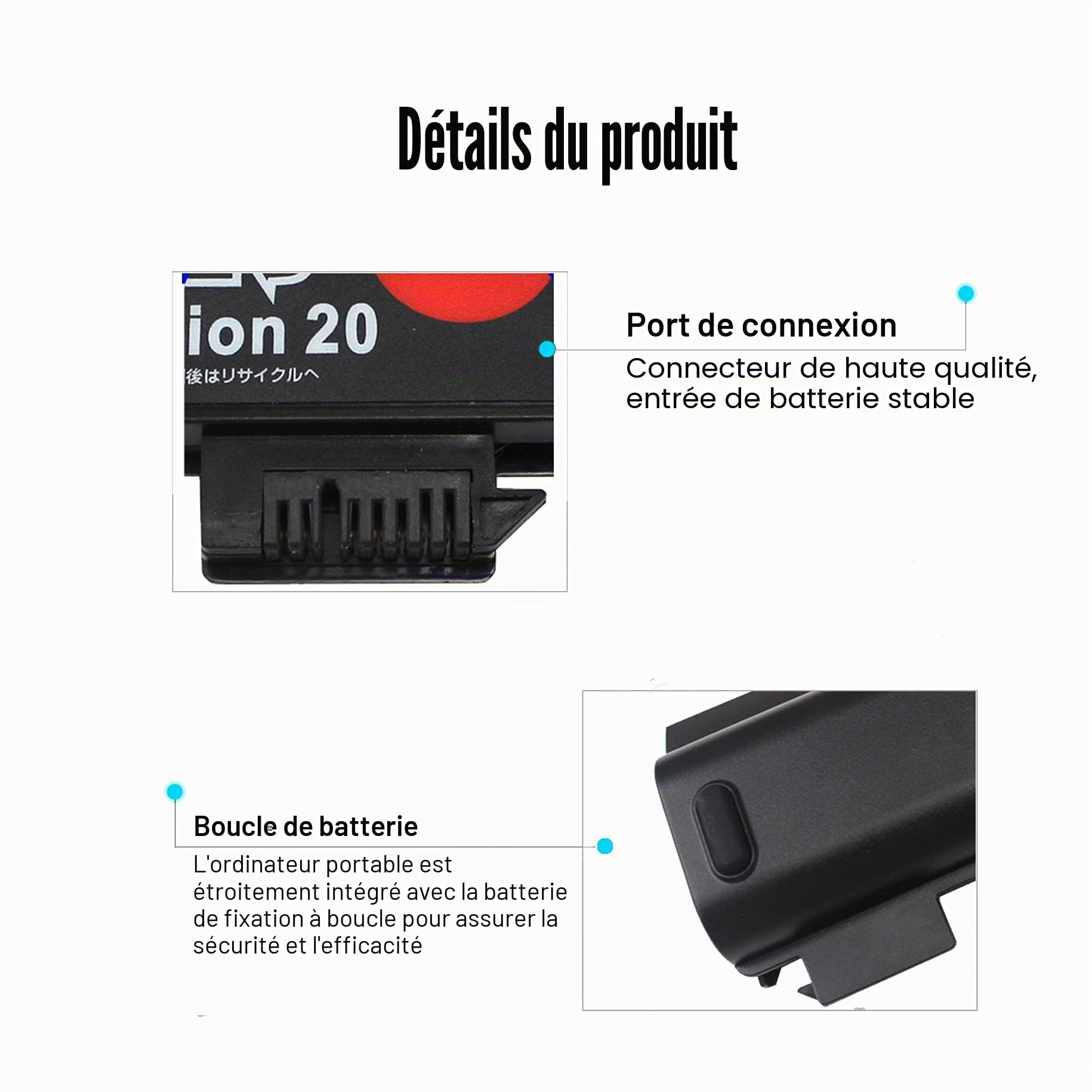 68+ Batterie pour Lenovo ThinkPad X240 X250 X260 X270 W550 L450 L460 L470 | W550s P50s T440 T440s T450 T450s T460 T460p T470p T550 T560 A275 K2450 K21-80 45N1124 45N1125 45N1128 45N1129 45N1130 45N1132