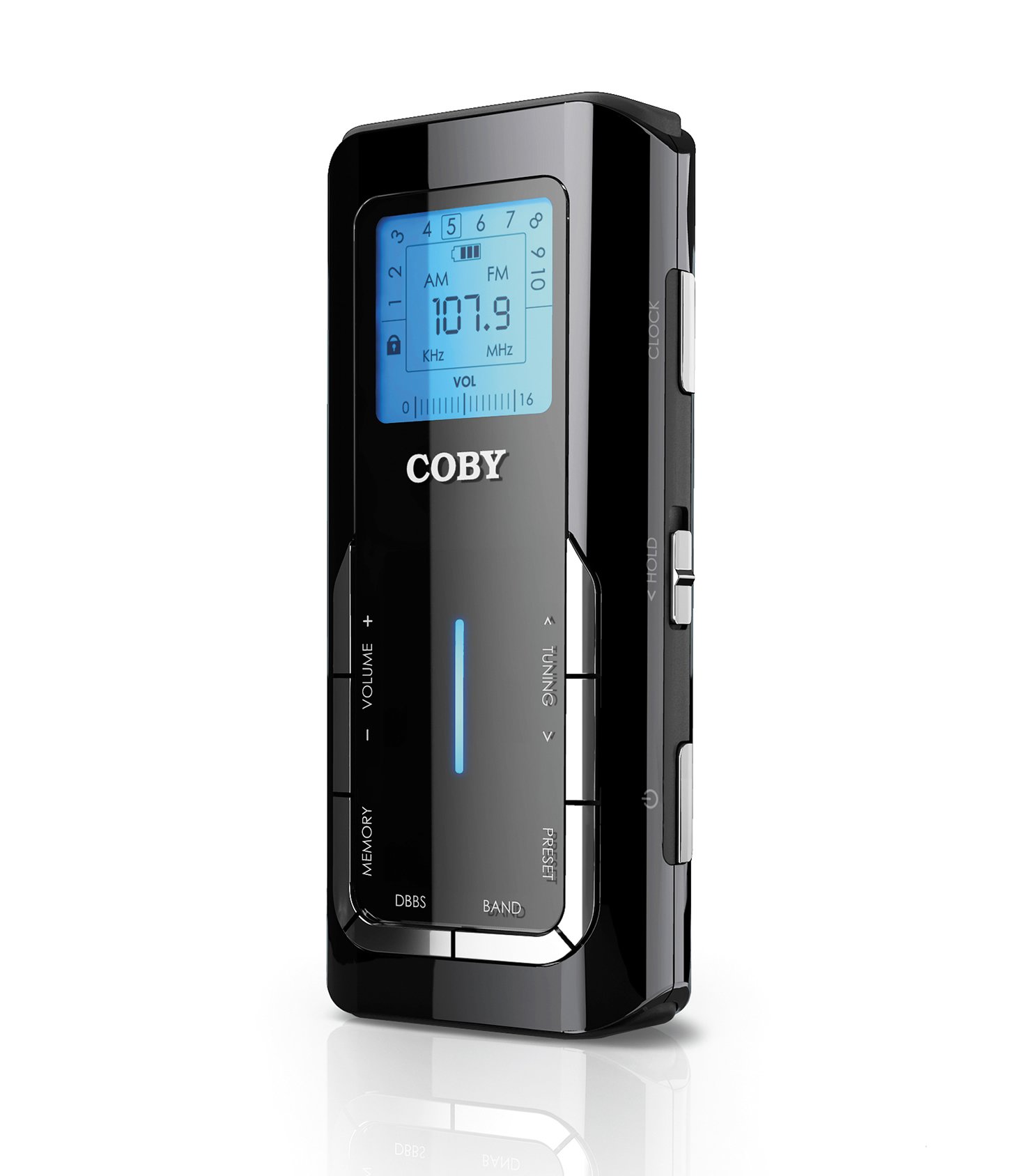 Snapklik.com : Coby CX90BLK Digital Pocket AM/FM Radio