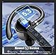 Bluetooth Headset V5.3, Wireless Freisprech Telefon mit CVC 8.0/ENC Dual Mic, APTX, Mute Zwei-Geräte-Verbindung Headset Handy, 90 Std Spielzeit Bluetooth Ohrhörer mit Ladebox für Geschäft/Trucker