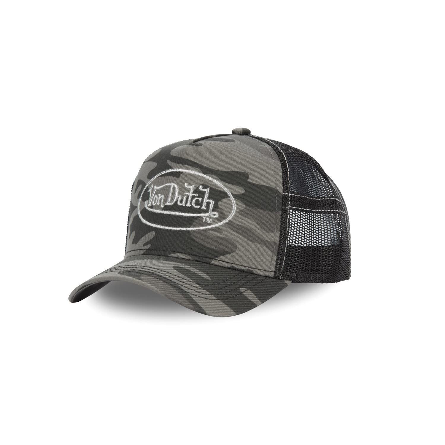 Von Dutch Cam Cap â€“ Silver, One Size