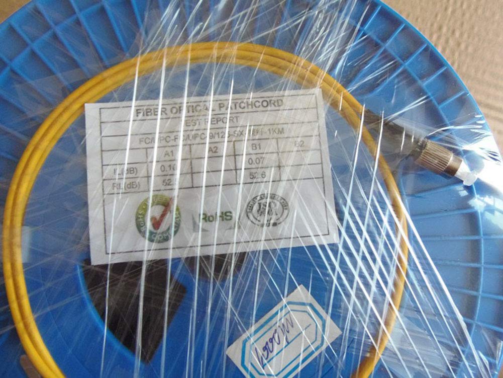 1KM Bobina di Cavo a Fibra Ottica del Lancio OTDR G652D Modalità Singola 9/125um Fibra Nuda Spool OTDR Testing Cavo Ottico