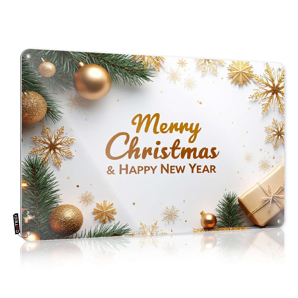 Sujd Colour Vintage Wall Art Gift For Mom Nice Merry Christmas And Happy New Year. For Gym - Hanging Customizable(30X40cm)