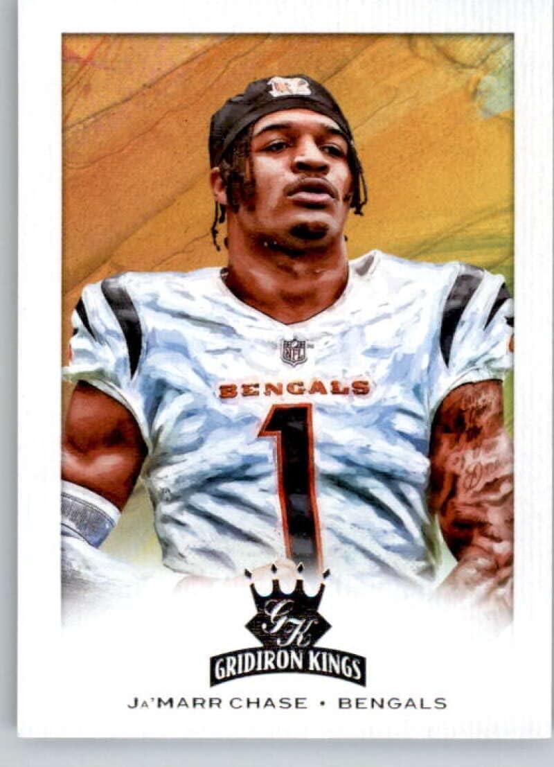 JA'MARR CHASE RC 2021 Panini Chronicles Gridiron Kings #24 ROOKIE Bengals NM+-MT+ NFL Football