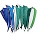 ONTFIHS 50Pcs 4INCH Shield Archery Arrow Feathers Fletching Hunting Accessories Right Wing Feathers (Red)