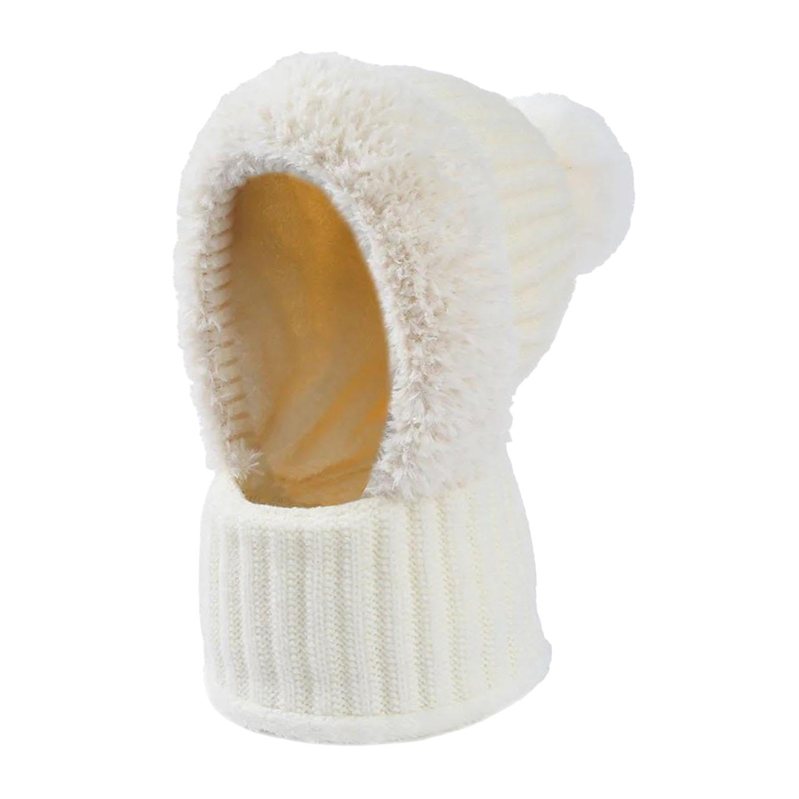 Meadawgs®Womens Winter Beanie Comfortable Casual Hooded Scarf for Travel Cold Weather White|Clothing, Shoes & Accessories|Womens Accessories|Hats-image-42