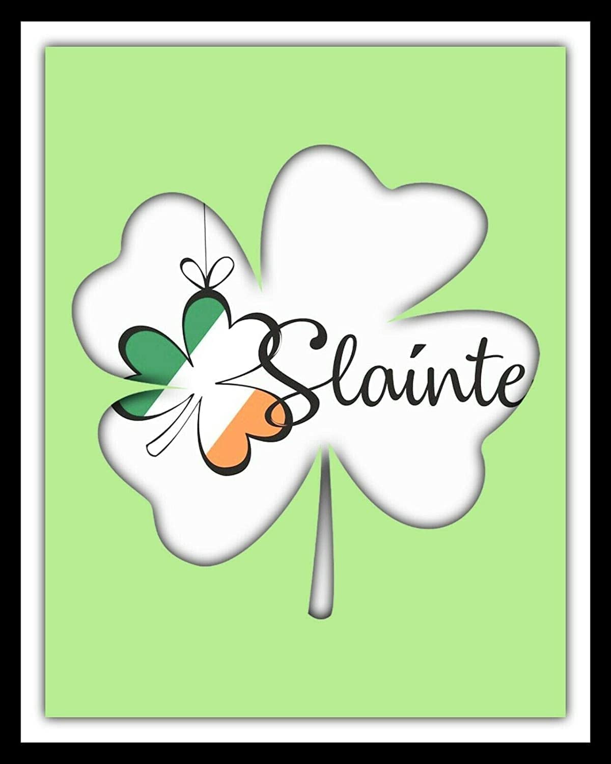 Slainte Cheers in Irish Dublin Ireland Metal Sign Tin Plate 12"x8"