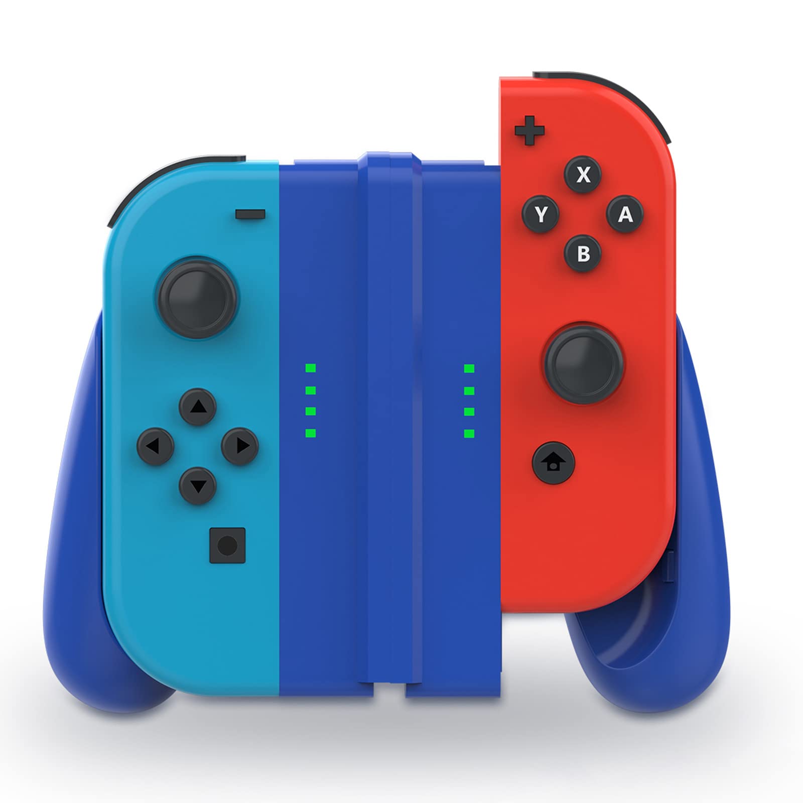 NBCP Joy Con Grips Accessories Kit for Nintendo Switch OLED Joycon,Nintendo Switch Animal Crossing & Switch Joy-Con Blue