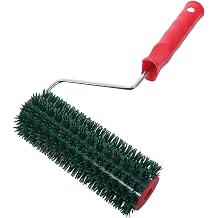 Green Plaster Texture Roller Brush, 7 Inch Width for DIY Art Projects